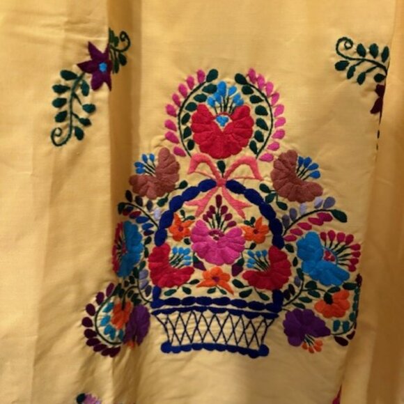 Embroidered Mexican / Pueblo Mini Tunic Dress - NWOT - Picture 10 of 16